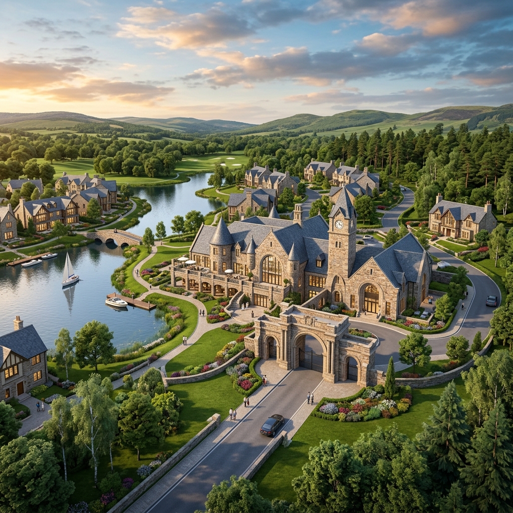 Abhee New Dimension Scotland Themed Luxury Township