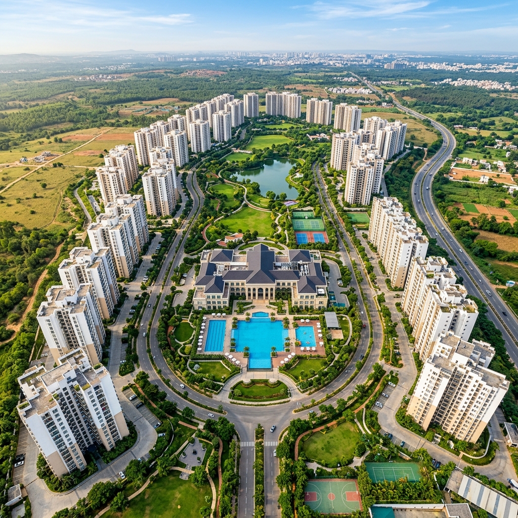 Abhee Hoskote Aerial View