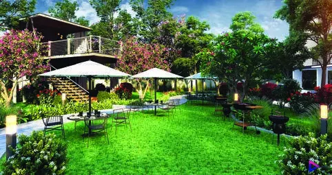 Multi-purpose court at Abhee King's Court (artist's impression)