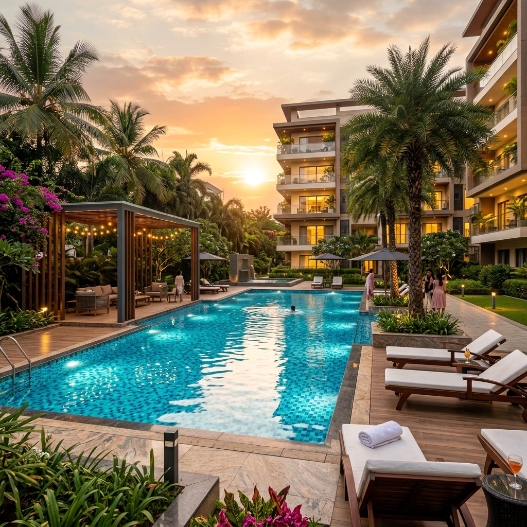 Abhee Riviera Royale swimming pool
